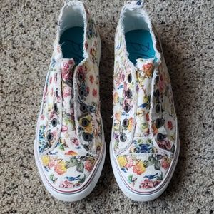 Floral sneakers